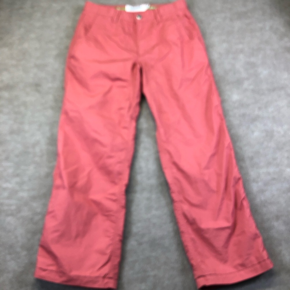 Elegant Coral Wide Leg Pants